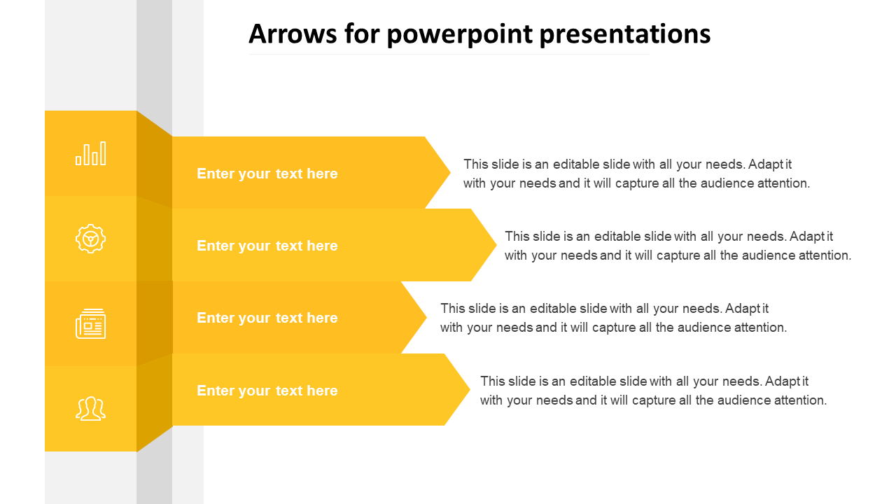 Free - Editable Arrows for PowerPoint Presentations Templates